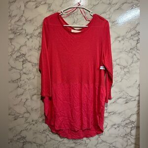 Two by Vince Camuto Split Side Tunic Top Size L